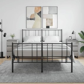 vidaXL Noptiere, 2 buc., gri sonoma, 40x35x69 cm, lemn compozit