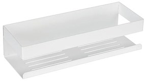 Raft pentru baie alb mat autoadeziv cu Turbo-Loc din oțel inoxidabil Genova – Wenko