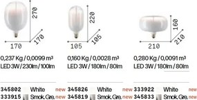 Bec LED Decorativ, E27 Nikita-3 3w 2200K cri90, Alb