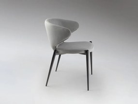 Scaun dining design elegant Alize gri