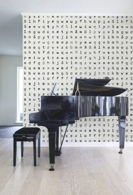 Fototapet, Typomania, repetitiv, Rebel Walls
