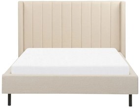 Pat matrimonial 140 cm Vue (boucle bej) (cu somieră). 1076452