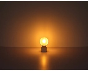 Veioza, lampa de masa design modern Ninjo alama, fumuriu