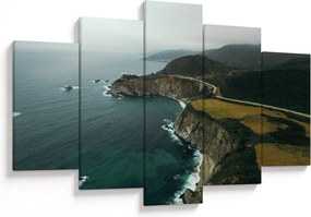 Tablou - Stânci în ocean (150x105 cm)