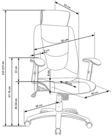 Scaun de birou ORVI negru