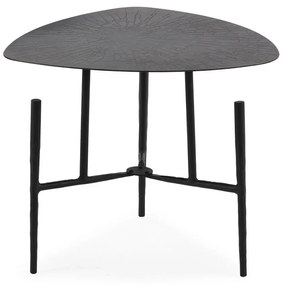 Masuta auxiliara design modern METAL NEGRO