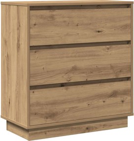 vidaXL Dulap de noapte cu sertar Stejar Artizanal 71 x 34,5 x 75 cm