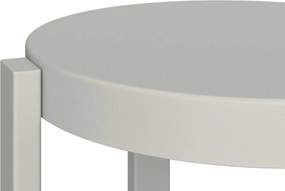 Scaun de bar gri deschis din oțel (înălțime șezut 75 cm) Doon – noo.ma