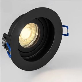 Spot incastrabil directionabil GU10 SELENITE negru
