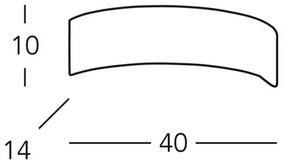 Kolarz 0291.61 - Aplică perete ARCO 1xG9/48W/230V