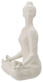 Statuetă decorativă Bloomingville Adalina, înălțime 24 cm, alb