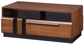 Porti 41 (Masuta De Cafea 1 S) Antique Oak/Black Glass