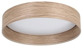Plafoniera LED design modern Luppineria sandy, alb, maro