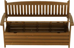 Bancă de grădină, maro, 150cm, AMULA