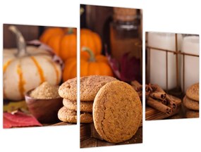 Tablou - Biscuiți de toamnă (90x60 cm)
