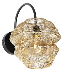 Lampă de perete orientală aurie - Vadi