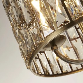 Lustra eleganta design modern Bijou 3Lt alama antic/ champagne