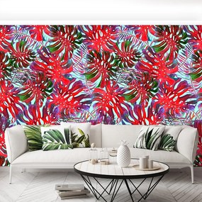 Fototapet Monstera este plin de găuri