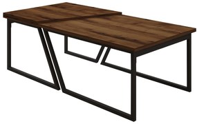 Set măsuțe cafea Veronico (nuc rustic). 1127488