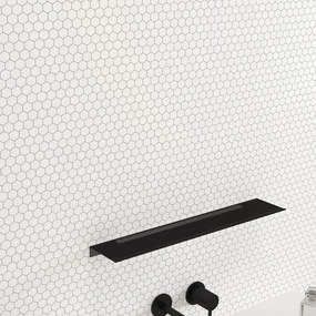 Etajera aluminiu Inter Ceramic negru mat 60x11.8 cm