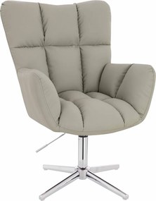 HR650CROSS Scaun Culoare in Piele Ecologica Premium Soft cu Bază Cromata