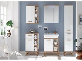 Dulap de baie alb 51x90 cm Set 923 - Pelipal