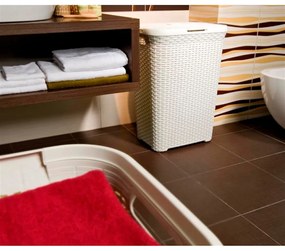 Coș de rufe crem din plastic 40 l Style – Curver