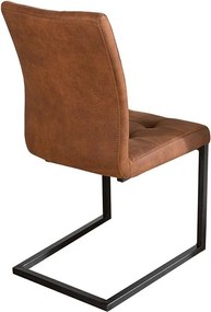 Set de 2 scaune design industrial style, Oxford coniac A-36961 VC