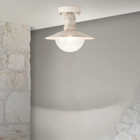 Brilagi - Plafonieră de exterior MOLDE 1xE27/60W IP44 albă/patină