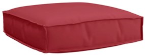 vidaXL Set de perne pentru palet 2 pcs bordo 60 x 60 x 12 cm