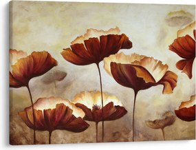 Tablou flori roșii (70x50 cm)