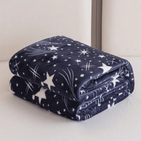 Patura Cocolino microplus STARLIGHT, albastru inchis Dimensiune: 150 x 200 cm