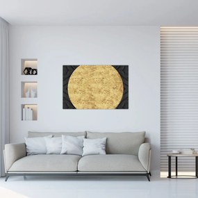 Tablou - Structura de aur N⁰2 (90x60 cm)