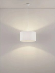 Lustra suspendata cu abajur alb SYRIN