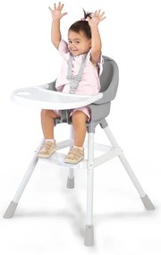 Dolu Scaun de masă pentru copii, gri, 60 x 90 x 70cm