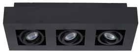 Spot LED Lucide 09119/16/30 XIRAX 3xGU10/5W/230V negru