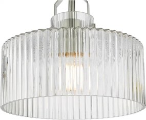 Där Lighting LEN4846 - Lustră aplicată LENKA 1xE27/60W/230V crom mat