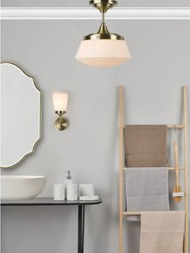 Där Lighting CAD0175 -Lustră aplicată pentru baie CADEN 1xE27/60W/230V IP44 alamă