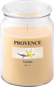 Provence Lumânare în sticlă cu capac, vanilie