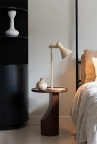 Lampa de masa din metal bej Stavanger