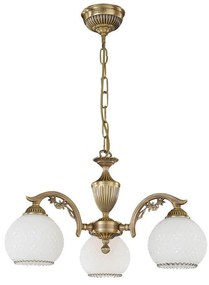 Candelabru din alama cu 3 brate design italian 8600