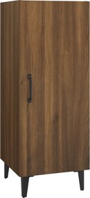 vidaXL Servantă, stejar maro, 34,5x34x90 cm, lemn prelucrat