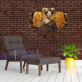 Tablou - Doamnă japoneză (90x60 cm)