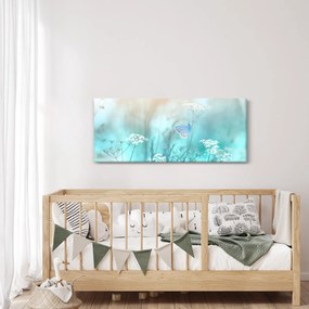 Tablou - Fluture în albastru (120x50 cm)
