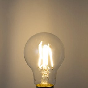 Set de 5 becuri LED E27 reglabile A60 transparente 4,5W 500 lm 2700K