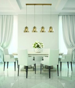 Lustra cu 4 pendule design modern Conio 8274-4SB SRT