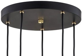 Lustra cu 5 pendule design minimalist Sicilia plus alama