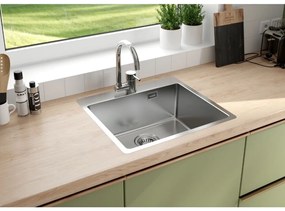Chiuveta Deante Olfato inox satinat 55x51 cm