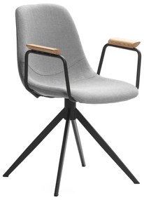 Scaune de dining gri-deschis 2 buc. Tali – Marckeric