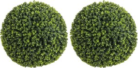 HOMCOM Bile artificiale de eucalipt de 52 cm, set de 2, plante decorative rezistente la UV cu 1086 frunze pentru interior și exterior | Aosom Romania